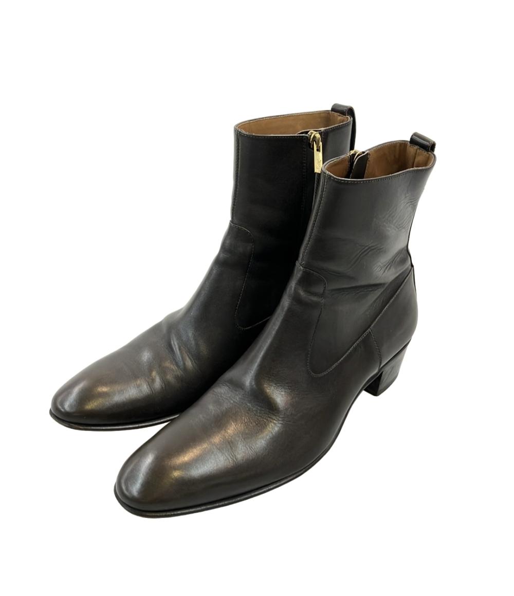 YVES SAINT LAURENT ショートブーツ サイドジップ メンズ SIZE 41 (26cm) イヴ・サンローラン