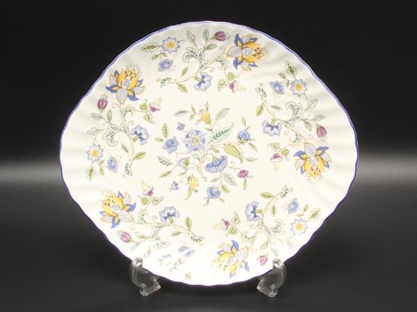 美品 ミントン B&Bプレート 皿 27cm ハドンホール ブルー Minton