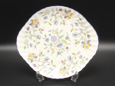 美品 ミントン B&Bプレート 皿 27cm ハドンホール ブルー Minton