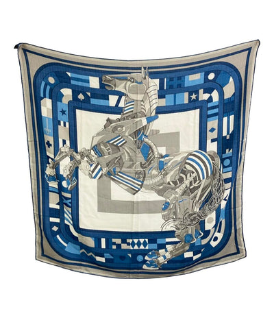 HERMES スカーフ カレ100 ROBOCABAR メンズ エルメス