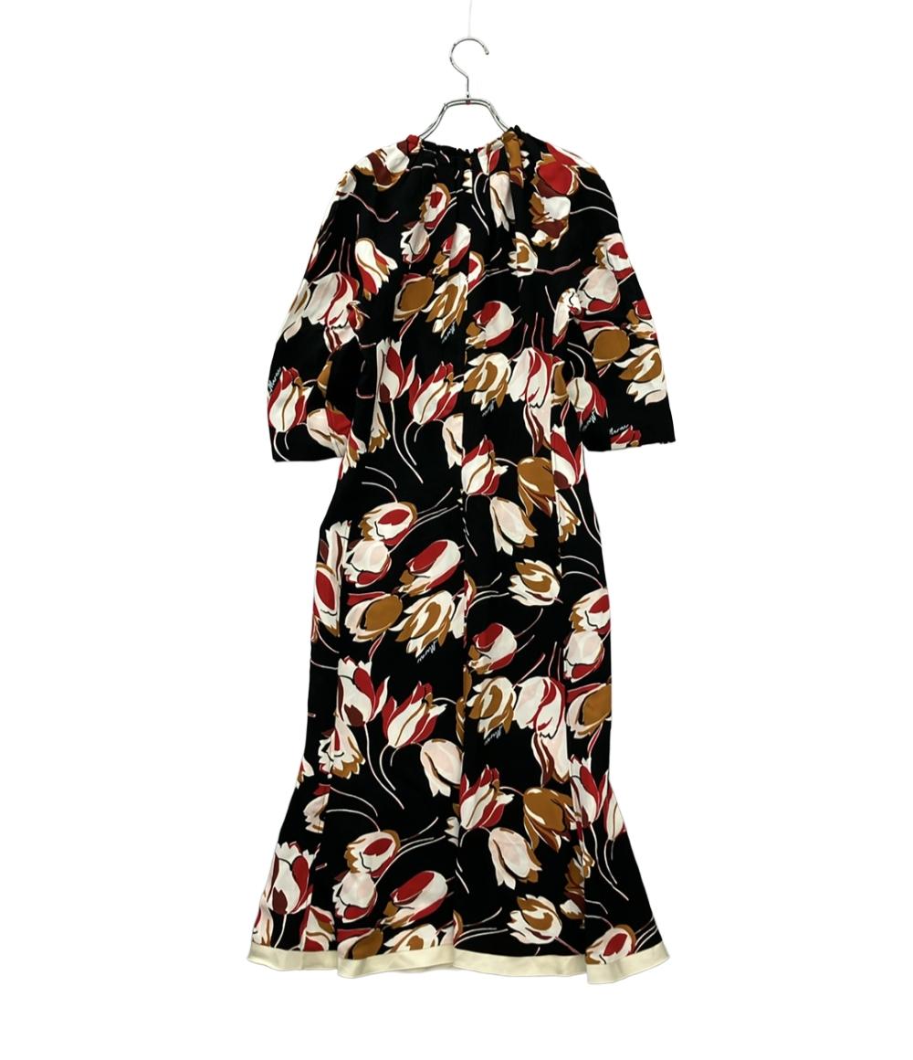 MARNI 半袖ワンピース 21Prefall チューリップ柄 レディース SIZE 38