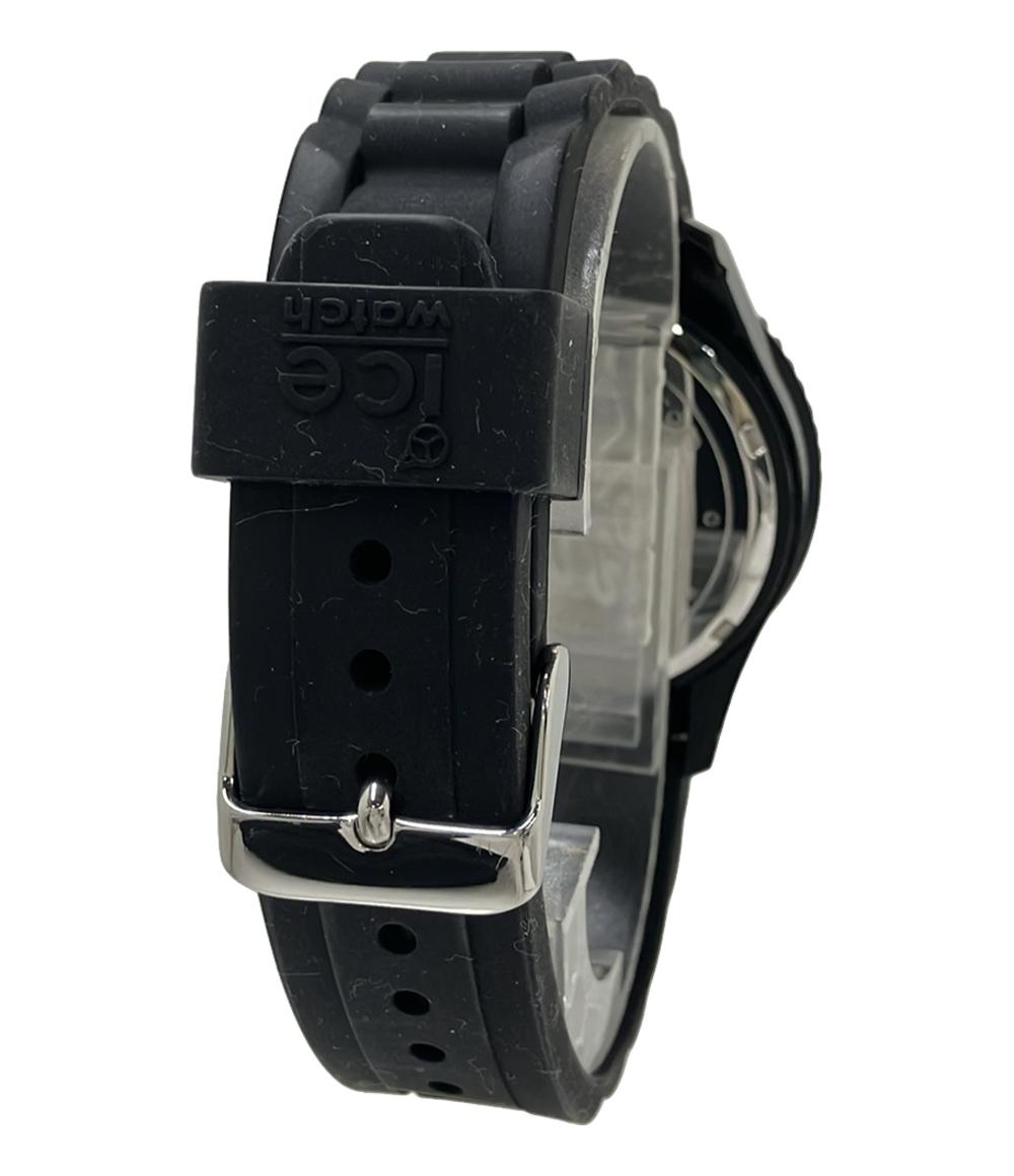 ice watch 腕時計 クオーツ ブラック レディース メンズ アイスウォッチ