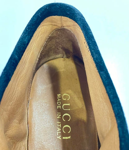 GUCCI スエードアンクルブーツ ホースビット レディース SIZE 37 C グッチ