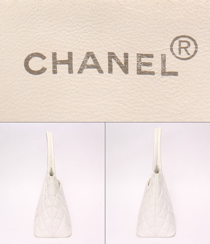CHANEL トートバッグ ショルダーバッグ 肩掛け シルバー金具 5番台 マトラッセ レディース シャネル