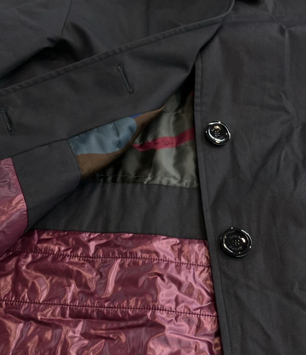 ヘルノ ステンカラーコート 裏地切替 IM000154D 13218 9200 レディース SIZE 44 (L) Herno