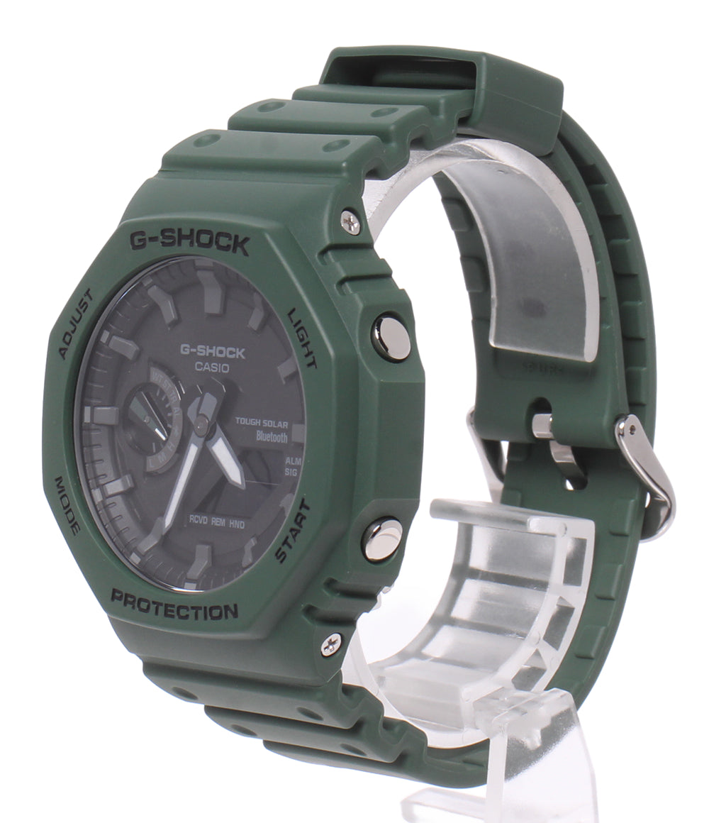 美品 CASIO 腕時計 ブルートゥース搭載 G-SHOCK ソーラー ブラック GA-B2100 メンズ カシオ