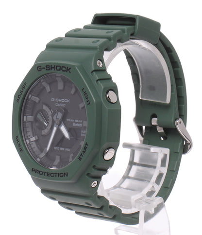 美品 CASIO 腕時計 ブルートゥース搭載 G-SHOCK ソーラー ブラック GA-B2100 メンズ カシオ