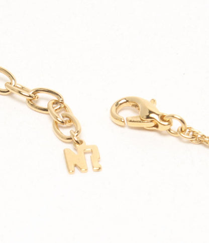 美品 NINA RICCI ネックレス ロゴ ハートモチーフ レディース ニナリッチ