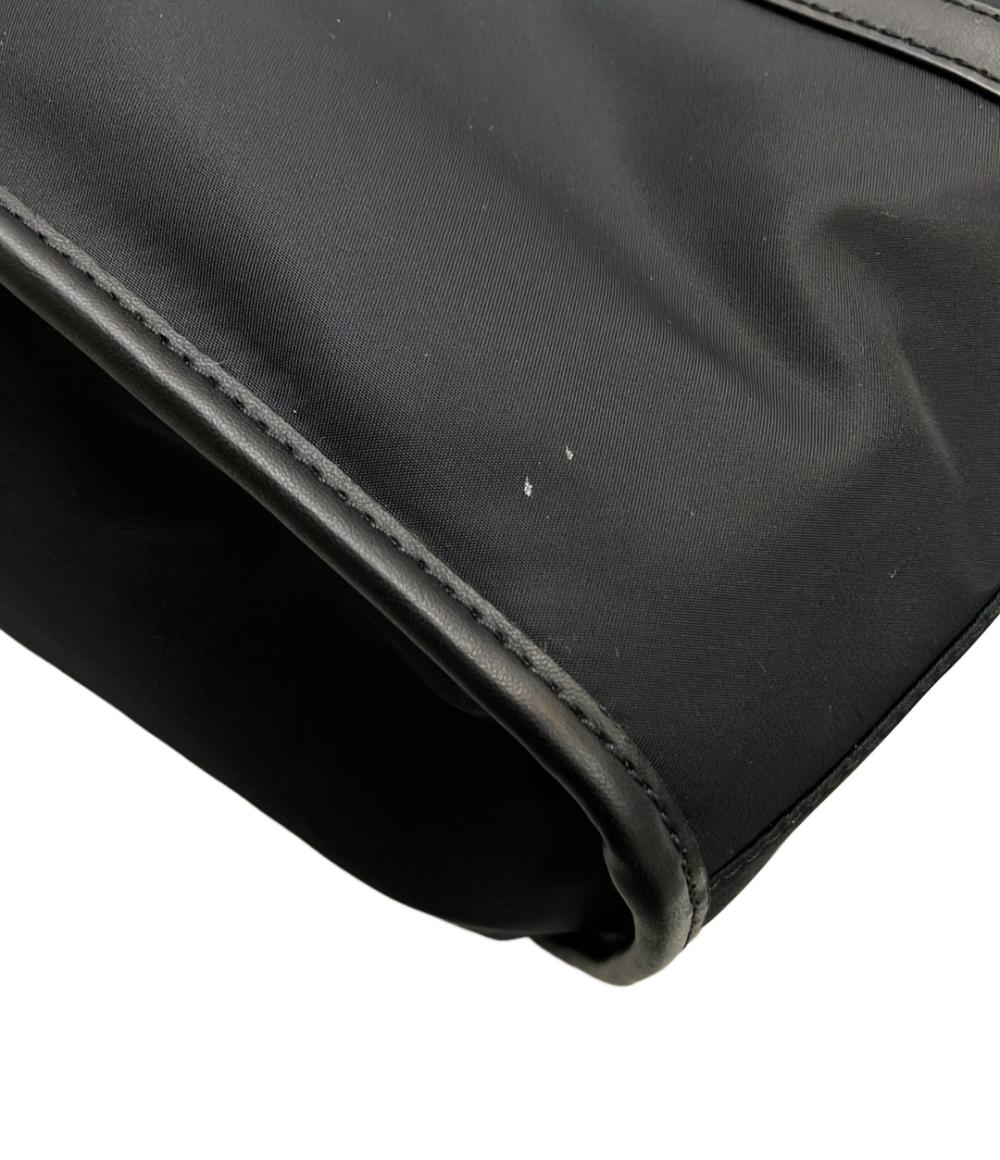 【美品】トリーバーチ　2way ショルダーバッグ　トート　ナイロン　黒　斜め掛け 美品 トリーバーチ 2wayトートバッグ ショルダーバッグ 斜め掛け