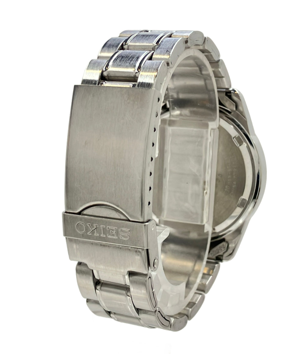SEIKO 腕時計 クオーツ シルバー 7T92-0DW0 メンズ セイコー