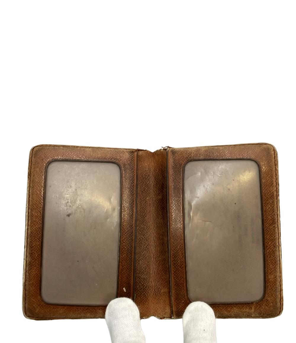 訳あり ルイ・ヴィトン パスケース ポルト2カルトヴェルティカル モノグラム M60533 レディース LOUIS VUITTON