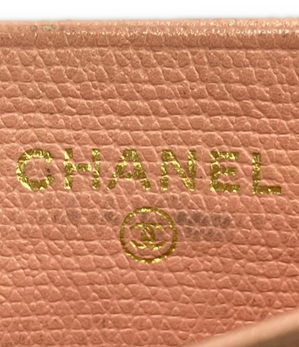 シャネル カードケース ゴールド金具 9番台 ココボタン レディース CHANEL