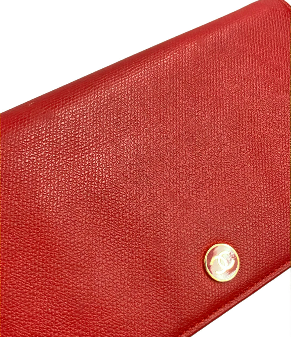 CHANEL 長財布 ゴールド金具 キャビアスキン レディース シャネル