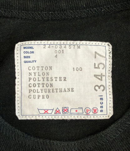 Sacai 半袖 コンビネーション カットソー 24-03457M メンズ SIZE 4 サカイ