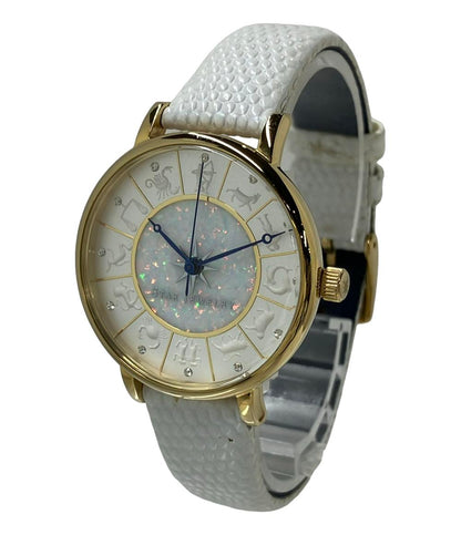 STAR JEWELRY 腕時計 ホワイトゾディアック クオーツ レディース スタージュエリー