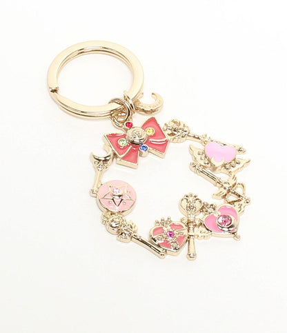 美品 バッグチャーム キーリング 美少女戦士セーラームーン PRETTY GUARDIAN SAILOR MOON レディース