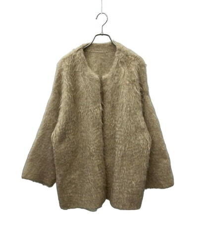 MUSE DEUXIEME CLASSE 長袖カーディガン  GY70  クールネック 23-080-520-4050-1-0 レディース ミューズ ドゥ ドゥーズィエム クラス