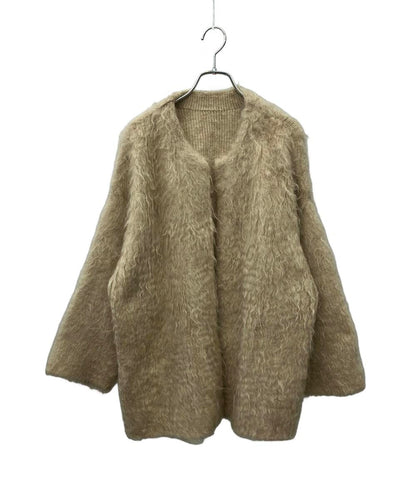 MUSE DEUXIEME CLASSE 長袖カーディガン  GY70  クールネック 23-080-520-4050-1-0 レディース ミューズ ドゥ ドゥーズィエム クラス