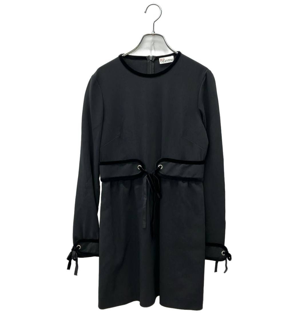 RED VALENTINO 半袖パールワンピース レディース SIZE 40 (M) レッド