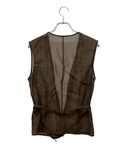 コンテ シアー ベルテッド ジレ レディース CONTE