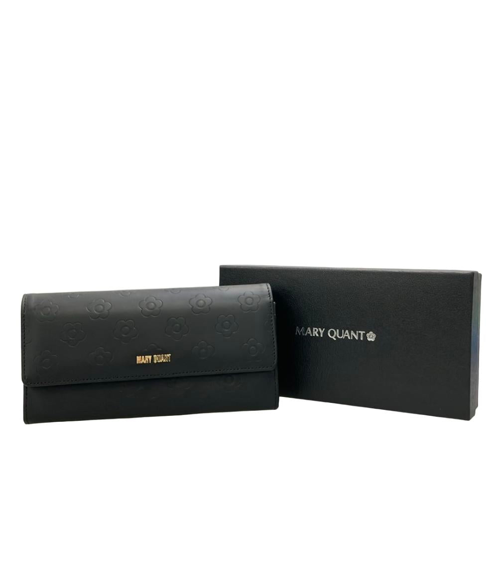 MARY QUANT　長財布 MARY QUANT(マリークワント) / 長財布/レザー/BLK/レディース | 中古品