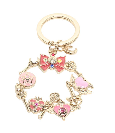 美品 バッグチャーム キーリング 美少女戦士セーラームーン PRETTY GUARDIAN SAILOR MOON レディース