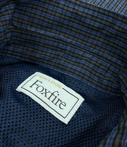 フォックスファイヤー 半袖シャツ チェック柄 1005408400001 メンズ SIZE M (M) foxfire