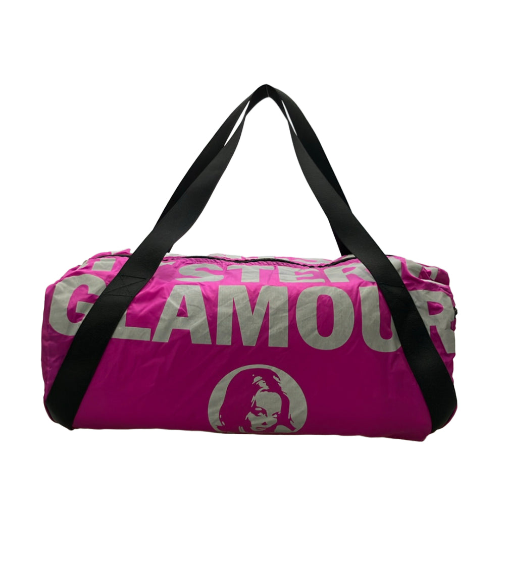 HYSTERIC GLAMOUR ショルダーバッグ 肩掛け  ミニボストン CHILL OUT ロゴ レディース ヒステリックグラマー