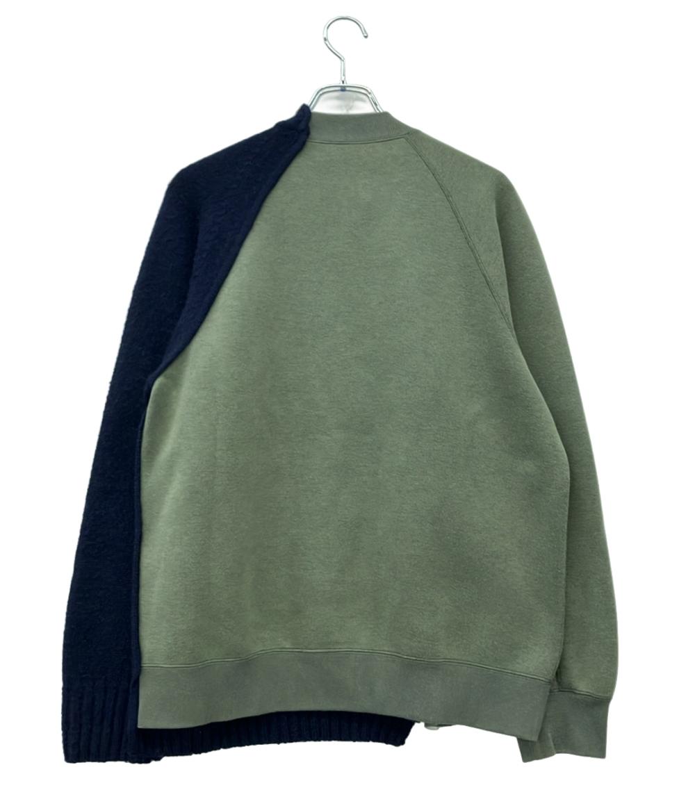 Sacai スウェットシャツ ニット 24aw ドッキング 24-03459M メンズ SIZE 1 (S) サカイ