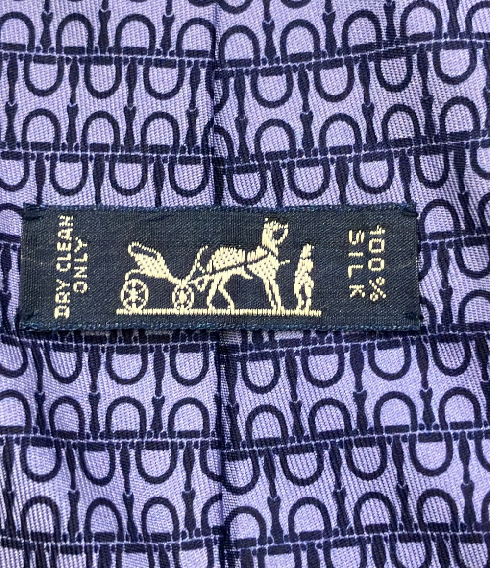 美品 HERMES ネクタイ シルク100% メンズ エルメス