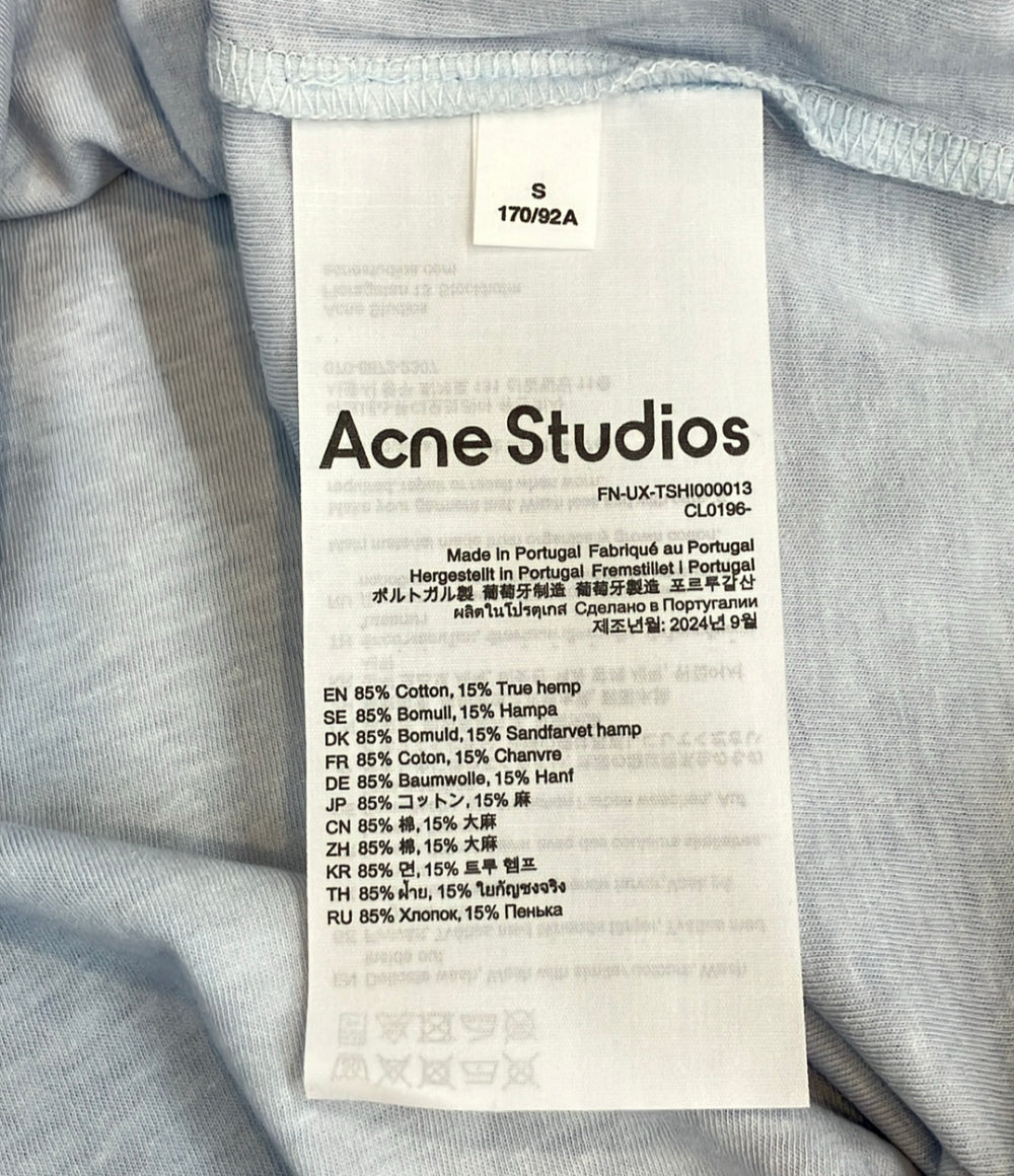 Acne Studios 半袖 スプレー加工ロゴTシャツ ダメージ加工 FN-UX-TSHI000013 メンズ レディース SIZE S アクネ ストゥディオズ