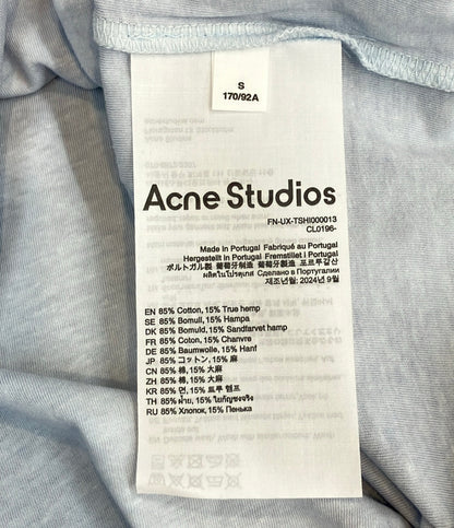Acne Studios 半袖 スプレー加工ロゴTシャツ ダメージ加工 FN-UX-TSHI000013 メンズ レディース SIZE S アクネ ストゥディオズ