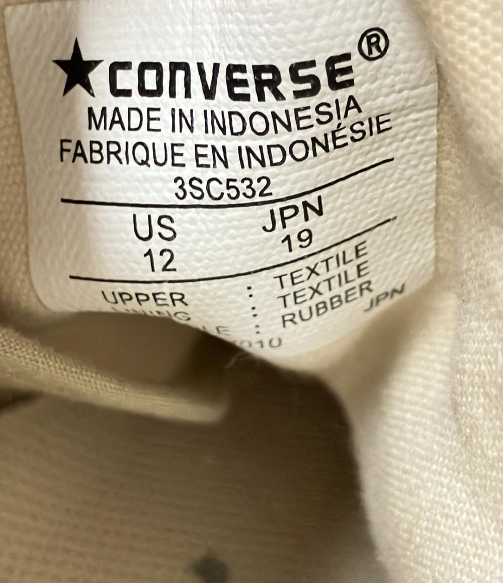 コンバース ハイカットスニーカー サイドジップ 3SC532 キッズ SIZE 19.0 (M) CONVERSE