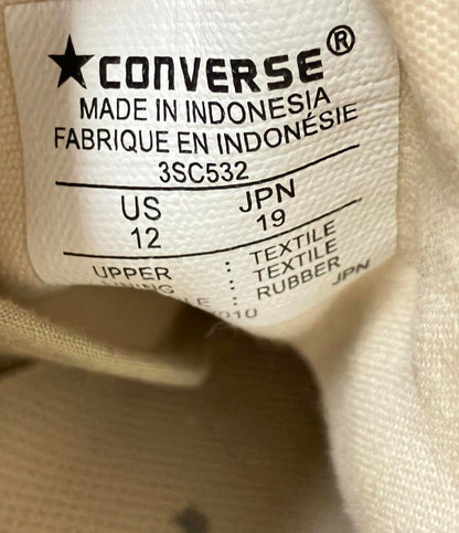 コンバース ハイカットスニーカー サイドジップ 3SC532 キッズ SIZE 19.0 (M) CONVERSE