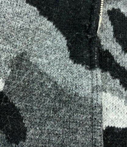 1piu1uguale3 コート フード付き WRAP NECK HOOD MRK156 WOL087 メンズ ウノピュウノウグァーレトレ