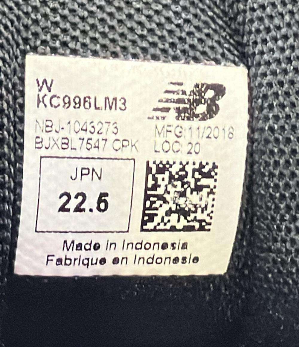 NEW BALANCE ローカットスニーカー テニスシューズ KC996LM3 レディース SIZE 22.5 (S) ニューバランス