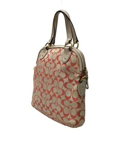 COACH 2WAY ハンドバッグ ショルダーバッグ 肩掛け ドット柄 シグネチャー 22474 レディース コーチ