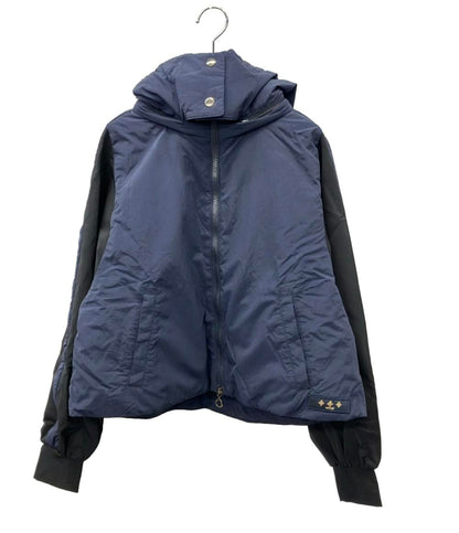 TATRAS ダウンジャケット ショート丈 フード付き 袖ジャージー 素材切り替え ナイロン LEMPIC LTAT21A4855-D レディース SIZE 1 (S) タトラス