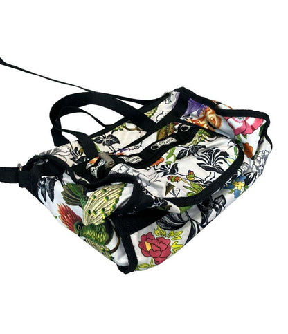 LeSportsac 2way ハンドバッグ ショルダーバッグ 肩掛け 花柄 植物柄 レディース レスポートサック