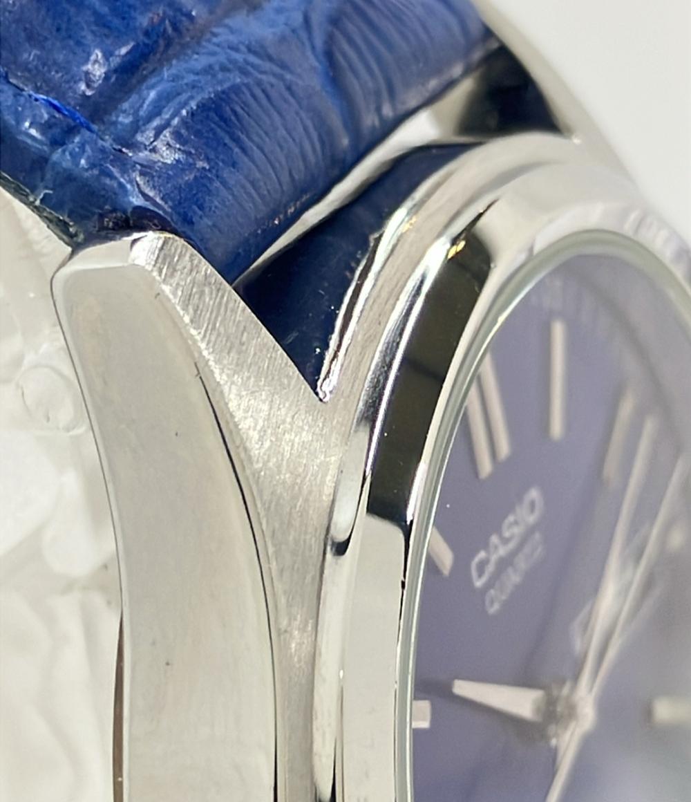 カシオ 腕時計 クオーツ ブルー MTP-1239DJ メンズ CASIO