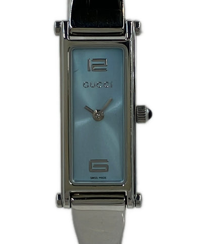 GUCCI 腕時計 クオーツ ブルー 1500L レディース グッチ