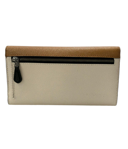 美品 COACH 三つ折り長財布 F87932 レディース コーチ