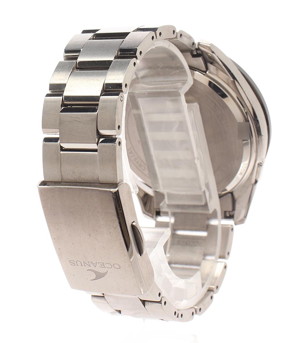 CASIO 腕時計 Bluetooth OCEANUS オシアナス ソーラー ブラック 0CW-T3000 メンズ カシオ