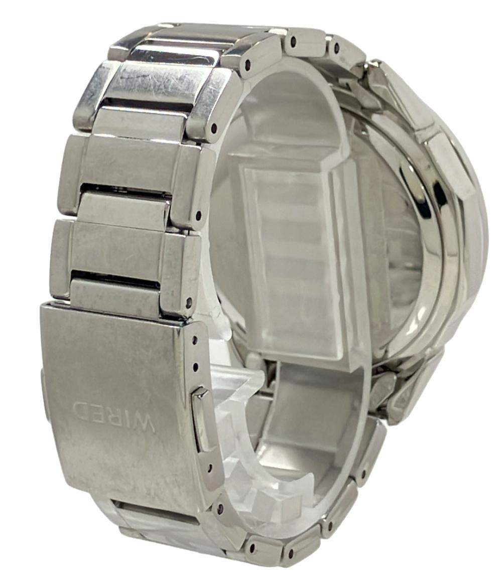 セイコー 腕時計 WIRED ワイアード ソーラー ブルー V176-0AK0 メンズ SEIKO