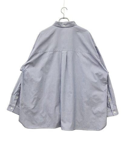 FreshService 長袖シャツ ブルー ストライプ トラッド＆ベーシック FSC241-50073B メンズ SIZE ONE SIZE FITS ALL (M) フレッシュサービス