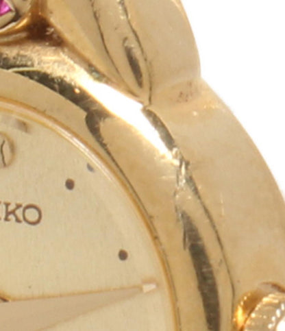 SEIKO 腕時計 ブレスウォッチ クオーツ ゴールド 1E20-0430 レディース セイコー