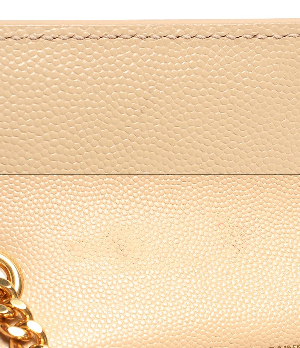 サンローラン ショルダーバッグ チェーン レザー YSLロゴ ゴールド金具 ケイト ミディアム グレイン ド プードルレザー レディース SAINT LAURENT