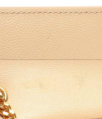 サンローラン ショルダーバッグ チェーン レザー YSLロゴ ゴールド金具 ケイト ミディアム グレイン ド プードルレザー レディース SAINT LAURENT