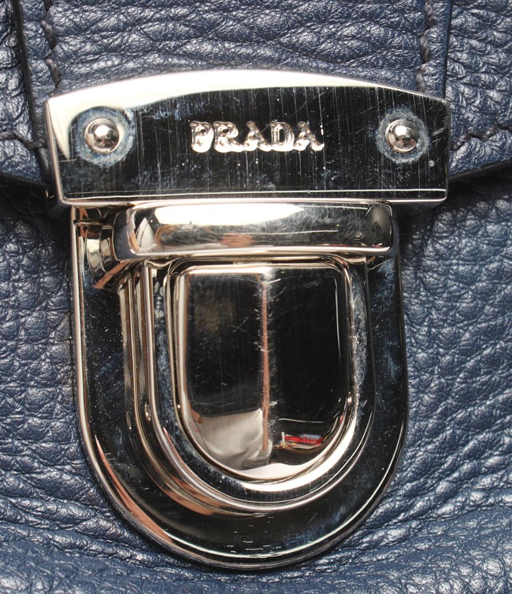 PRADA レザー ミニボストンバッグ 2way ハンドバッグ ショルダーバッグ 斜め掛け レディース プラダ