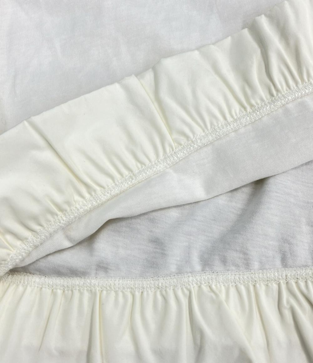 美品 MONCLER 裾フリル半袖Tシャツ レディース SIZE XS モンクレール